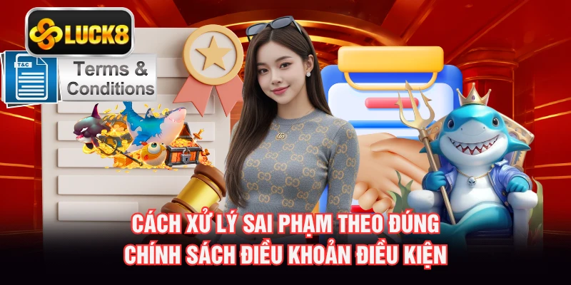 Cách xử lý sai phạm theo đúng chính sách điều khoản điều kiện
