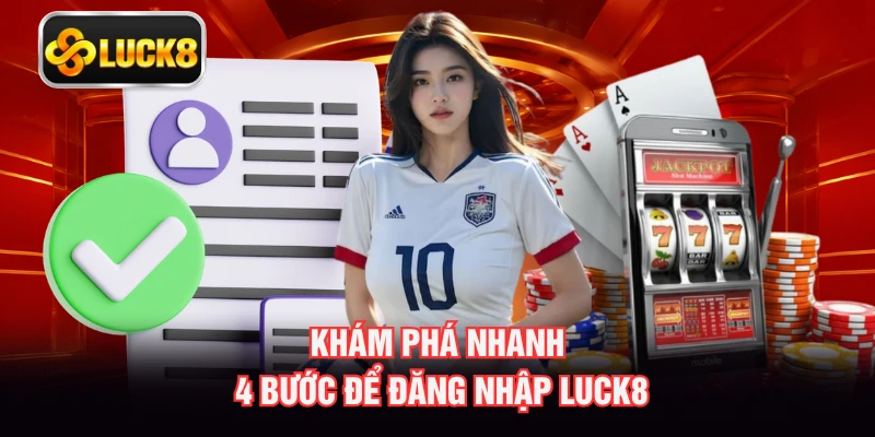 Khám phá nhanh 4 bước để đăng nhập LUCK8